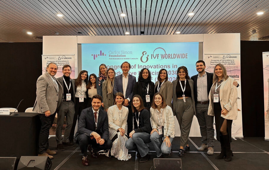 Miembros del equipo de la Fundación Carlos Simón en el Congreso RM2030